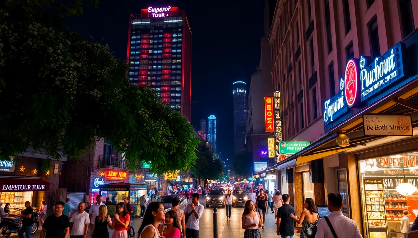 Experience the vibrant nightlife in Ho Chi Minh with호치민 황제투어 후기 highlighting local attractions and excitement.