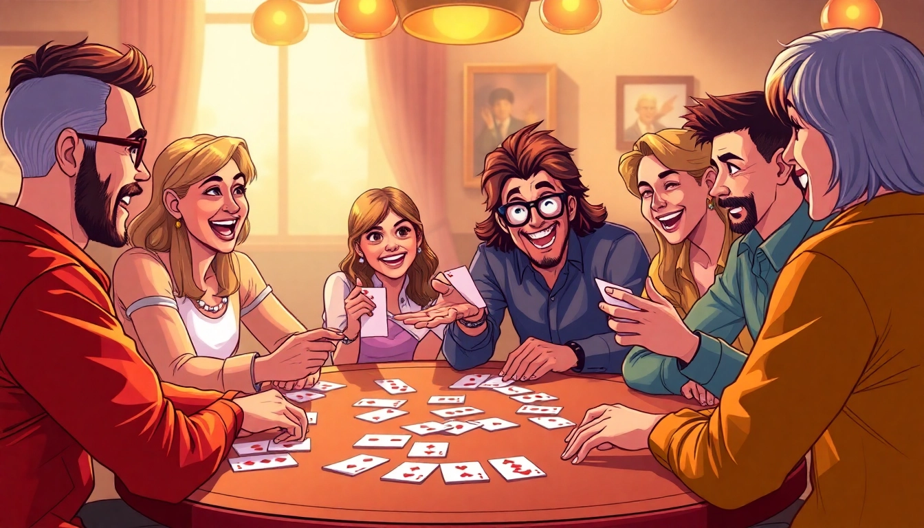 Play and enjoy rummy wealth with friends in a lively card game atmosphere.