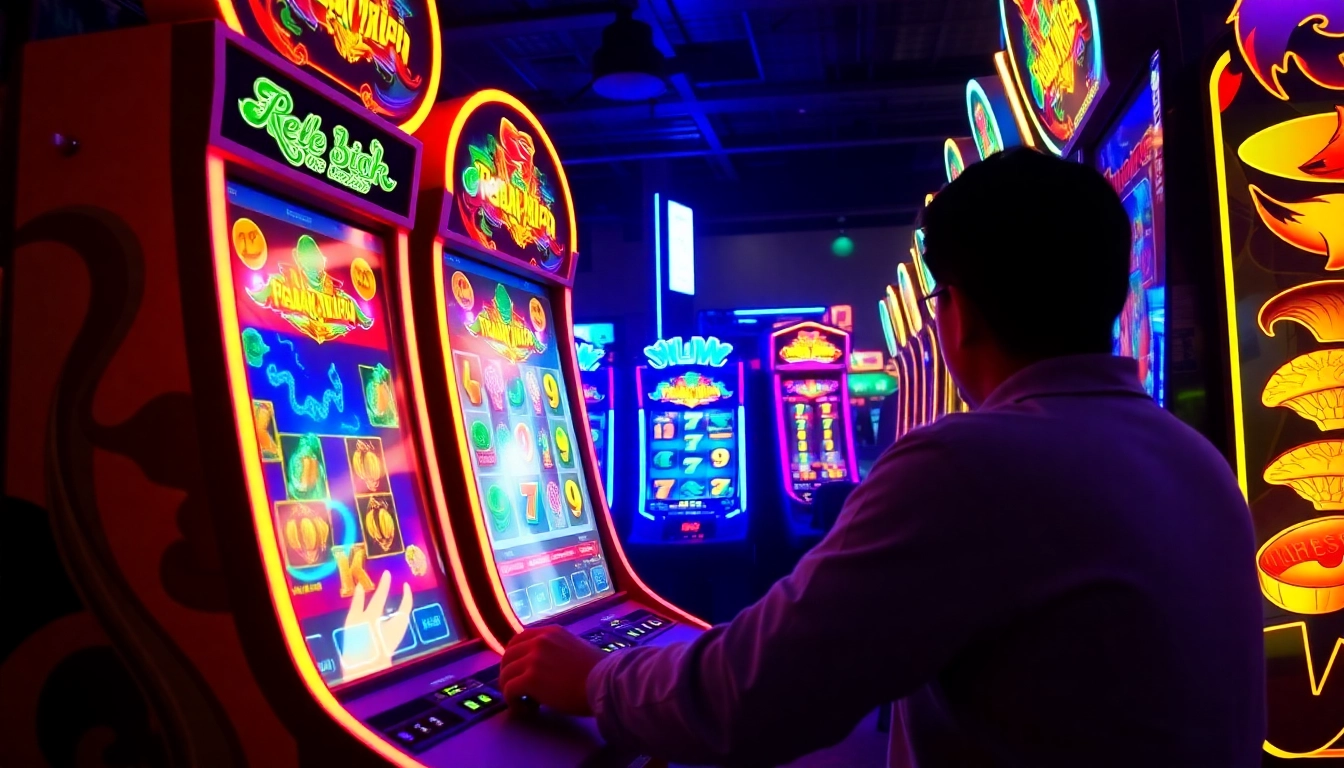 Engage in slot tembak ikan online while fishing for jackpots in a lively arcade environment.