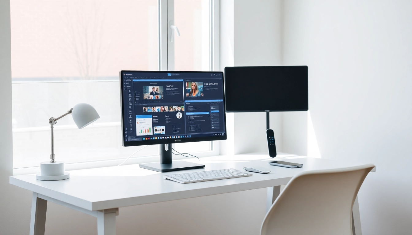 Install dual monitors seamlessly for enhanced productivity and organization in your workspace.