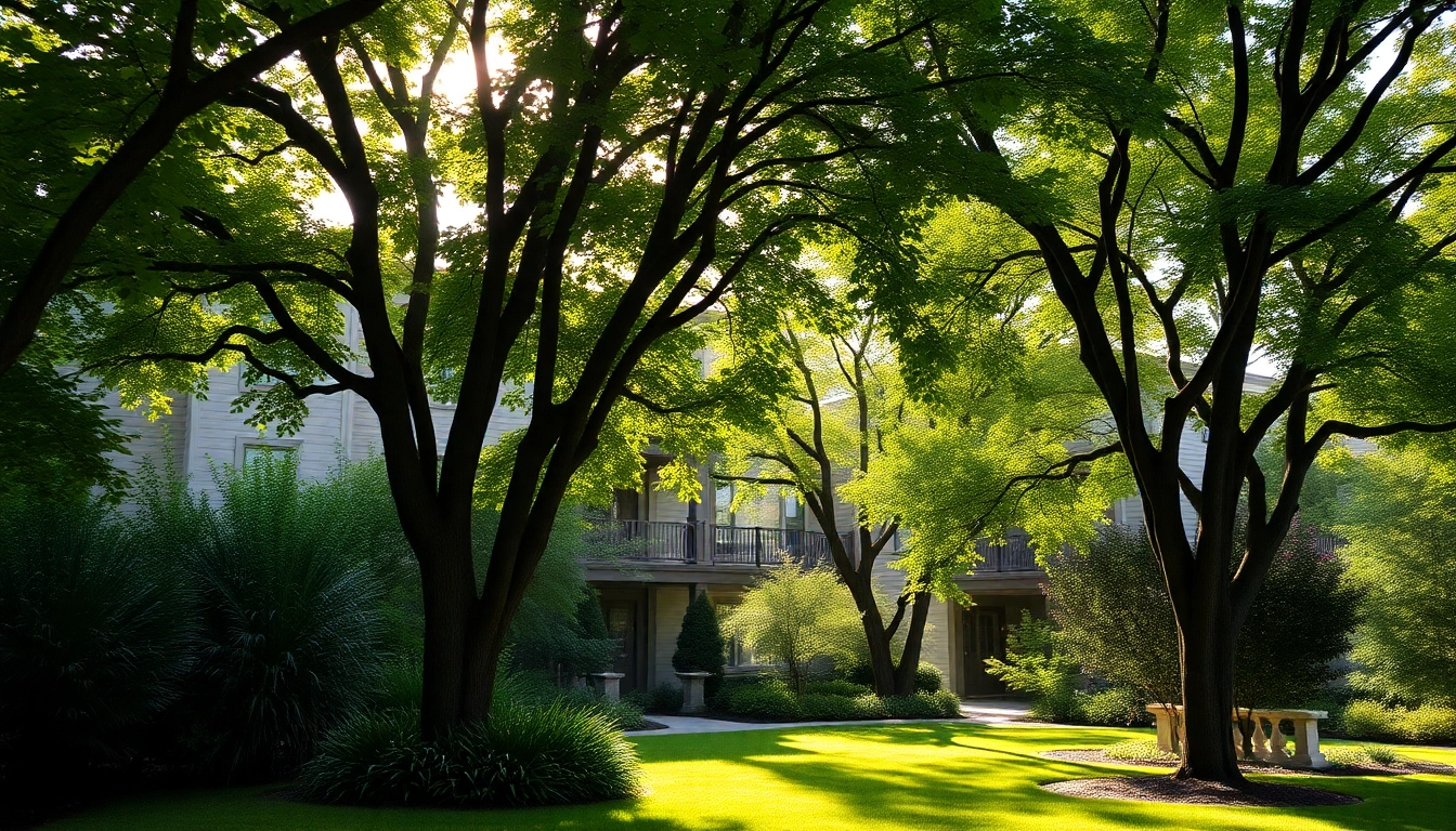 Experience the architectural beauty of the Margaret Drive Residence amidst tranquil greenery.