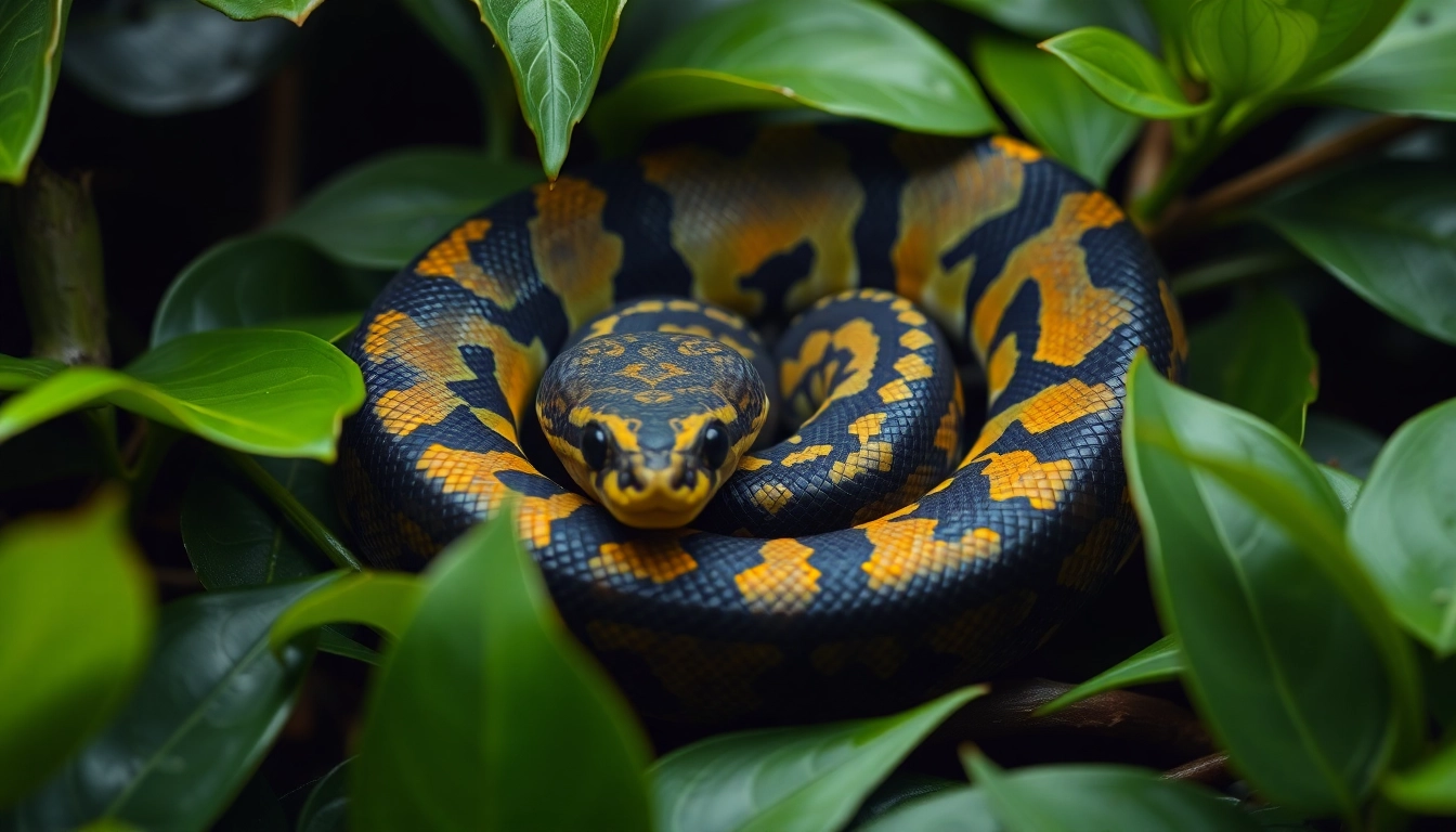 Stunning Volta ball python for sale showing its unique patterns and colors in a natural setting.