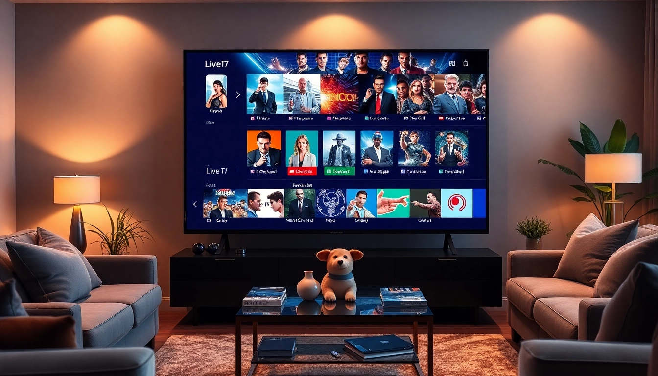 Experience seamless entertainment with a 24h iptv test on a modern TV setup in a cozy living room.