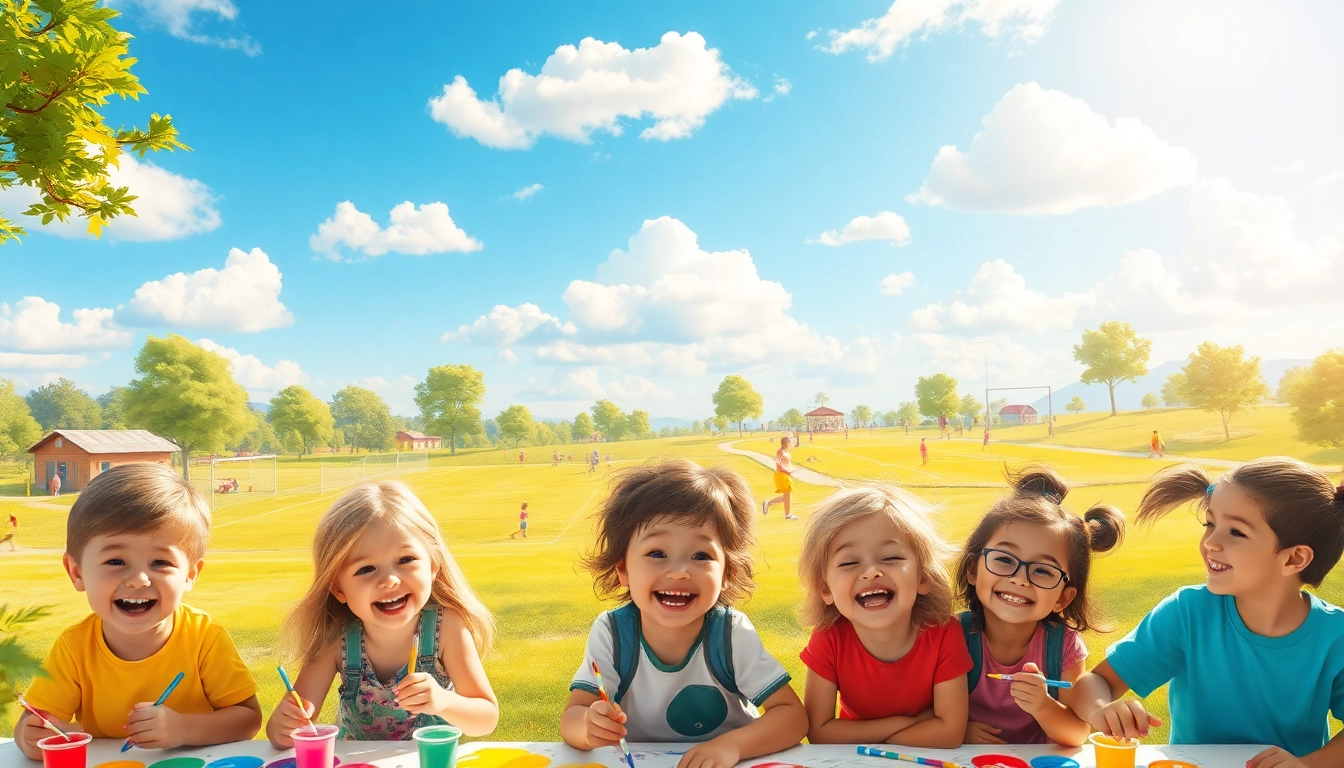 Children enjoying various activities at holiday camps, showcasing joy and engagement.