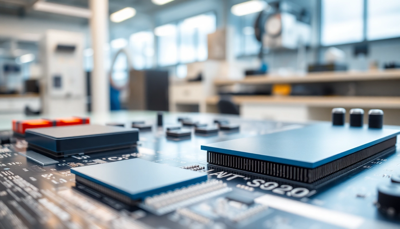 Showcasing thermal management materials for optimal heat dissipation in electronic devices.