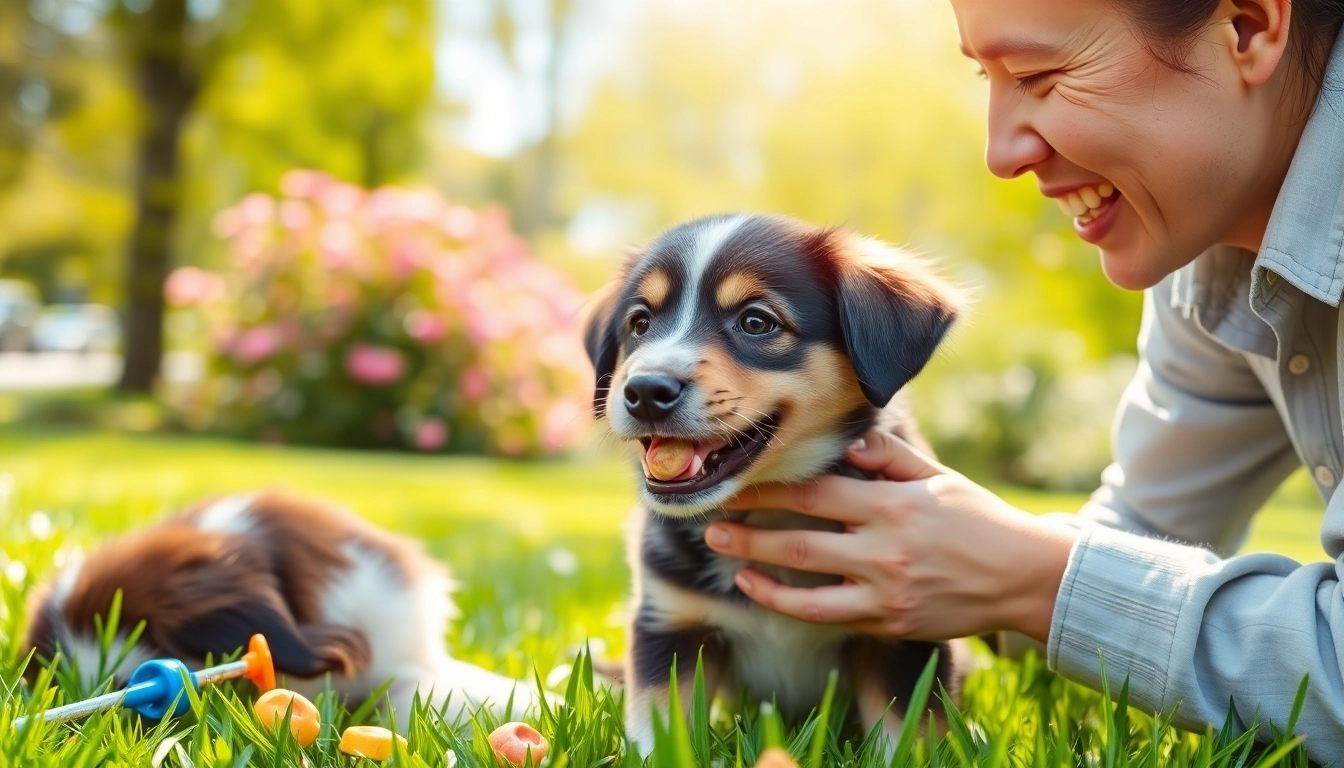 Engaging dog training session in Irvine, highlighting positive reinforcement methods.