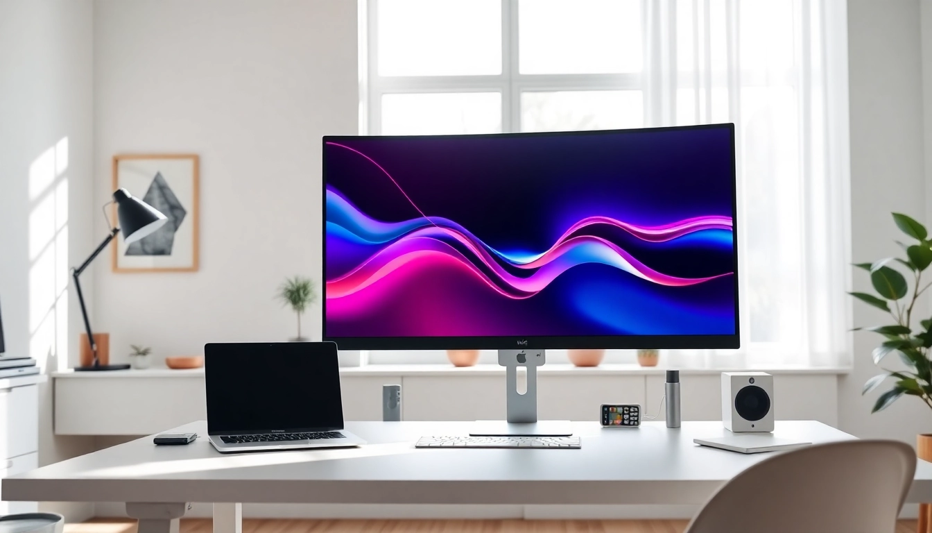 Purchase the stunning Apple Pro Display XDR in a creative office environment.