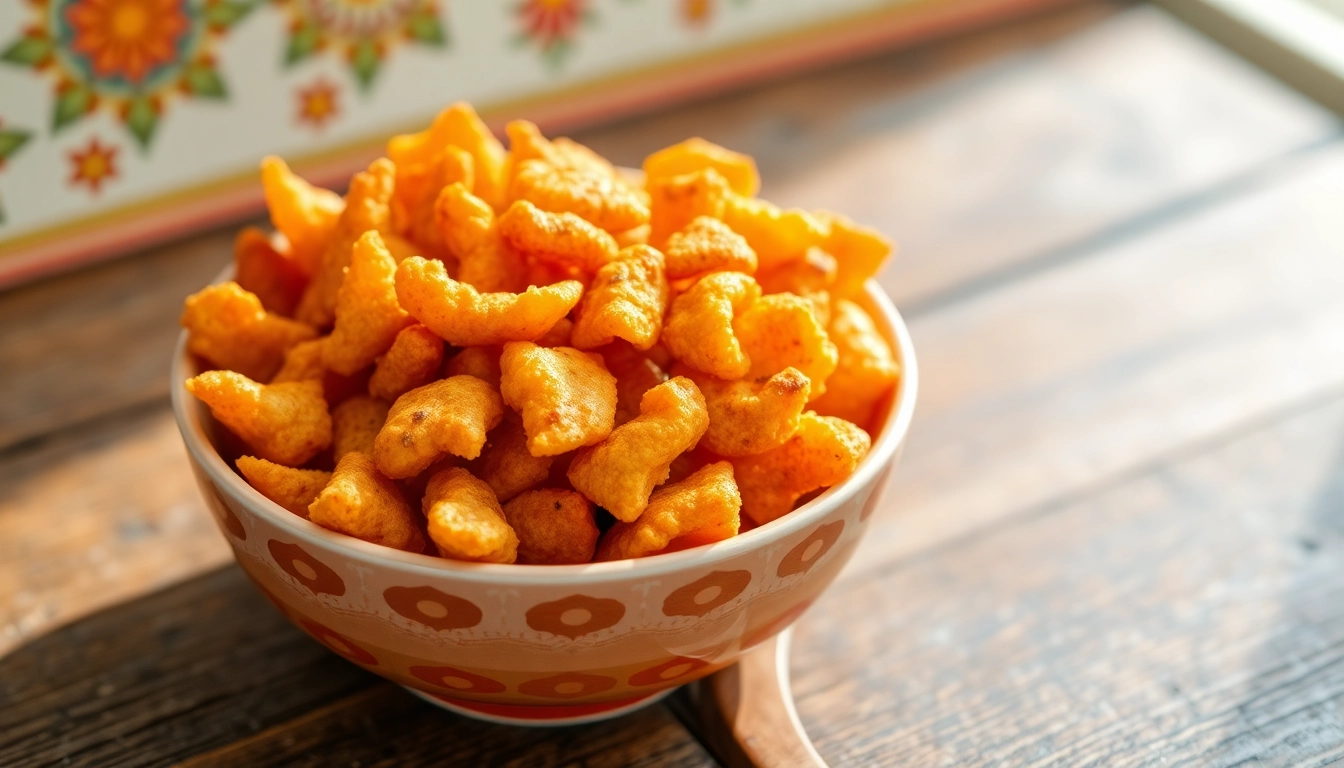 Bhujia served in a vibrant bowl showcasing crispy texture and authentic Bikaneri flavors.