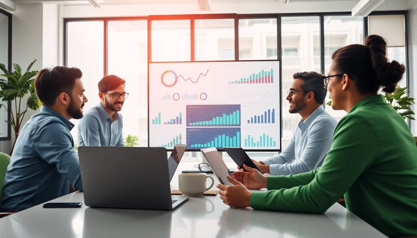 Enhance your Google Ads marketing strategy with our professional team in action.
