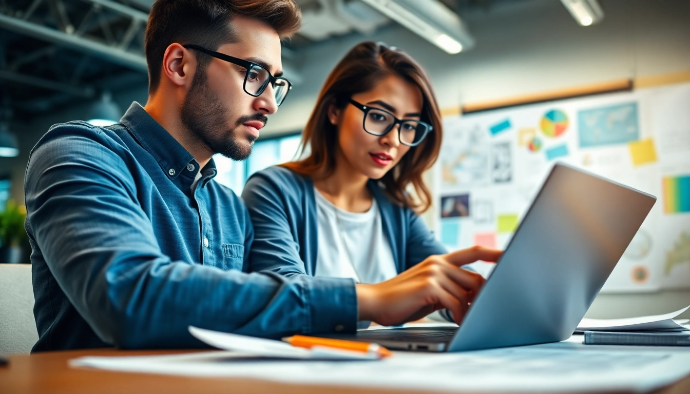 Webdesign Zug: Professioneller Webdesigner arbeitet kreativ in modernem Büro.