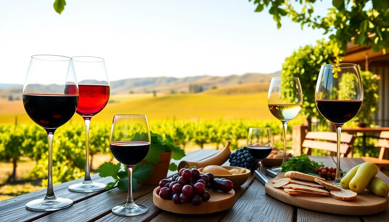 Experience the beauty of clarksburg wineries with wine tasting at a scenic vineyard.