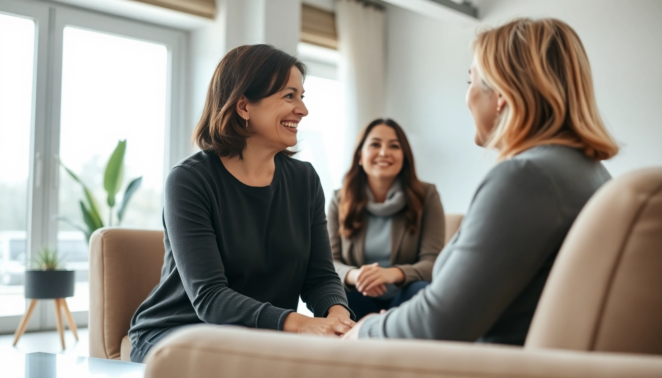 Engaging session with a relationship coach helping a couple enhance their communication skills.