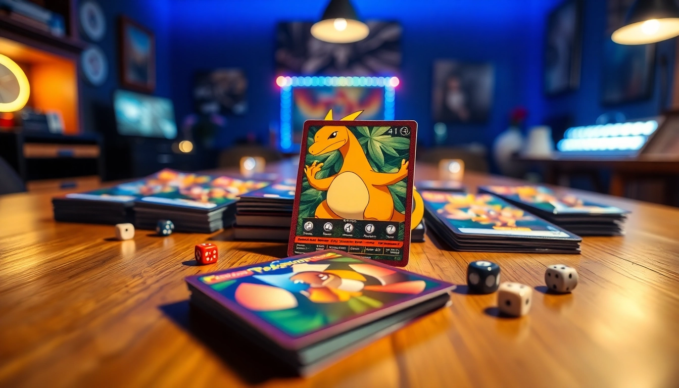 Showcasing Pokémon tcg india cards and booster packs in an engaging gaming setup.