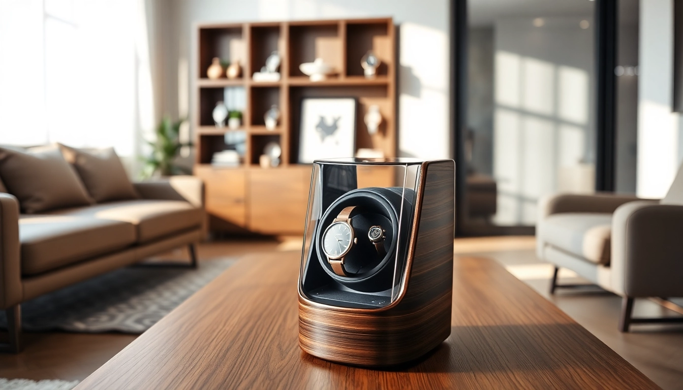 Showcasing a stunning watch winder, the best watch winder enhances luxury watch care with elegance.