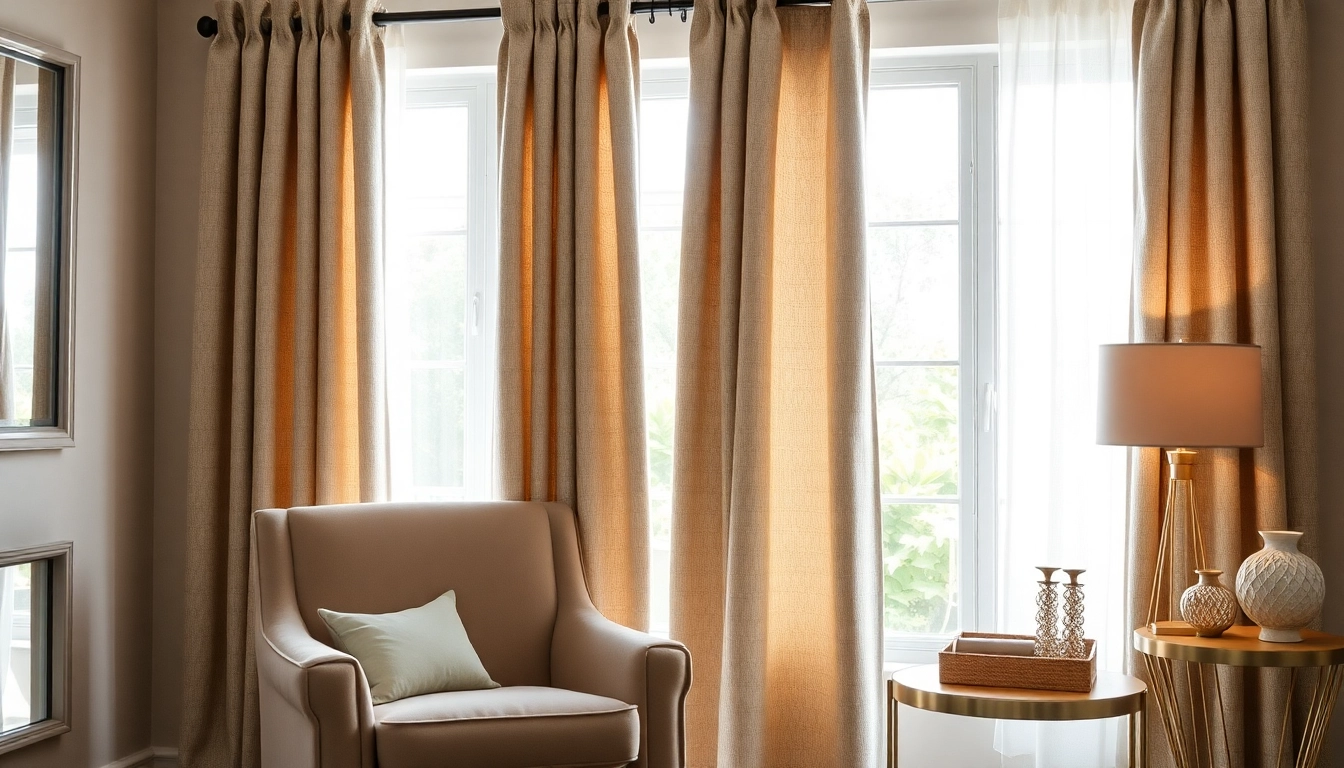 Transform your space with custom made to measure curtains adding elegance to any room.
