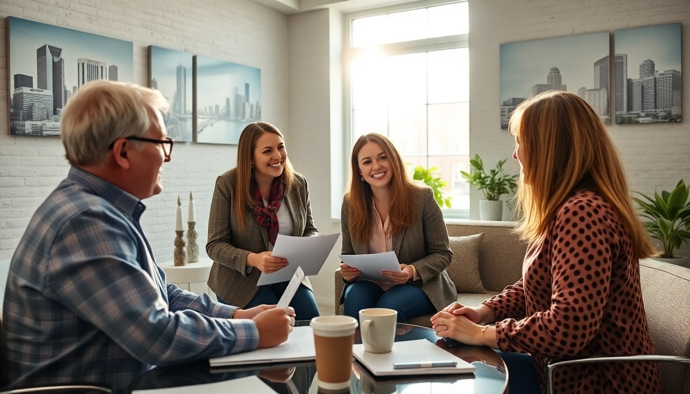 Sell my house fast okc with a professional real estate agent in a welcoming office.