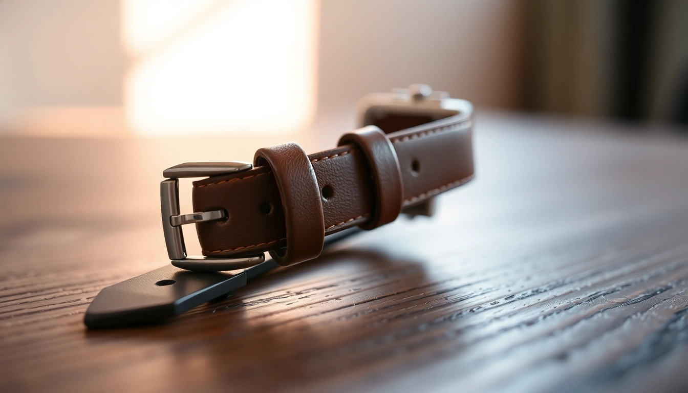 Adorn your watch with a luxurious 22mm watch strap, featuring fine leather and a sleek buckle.