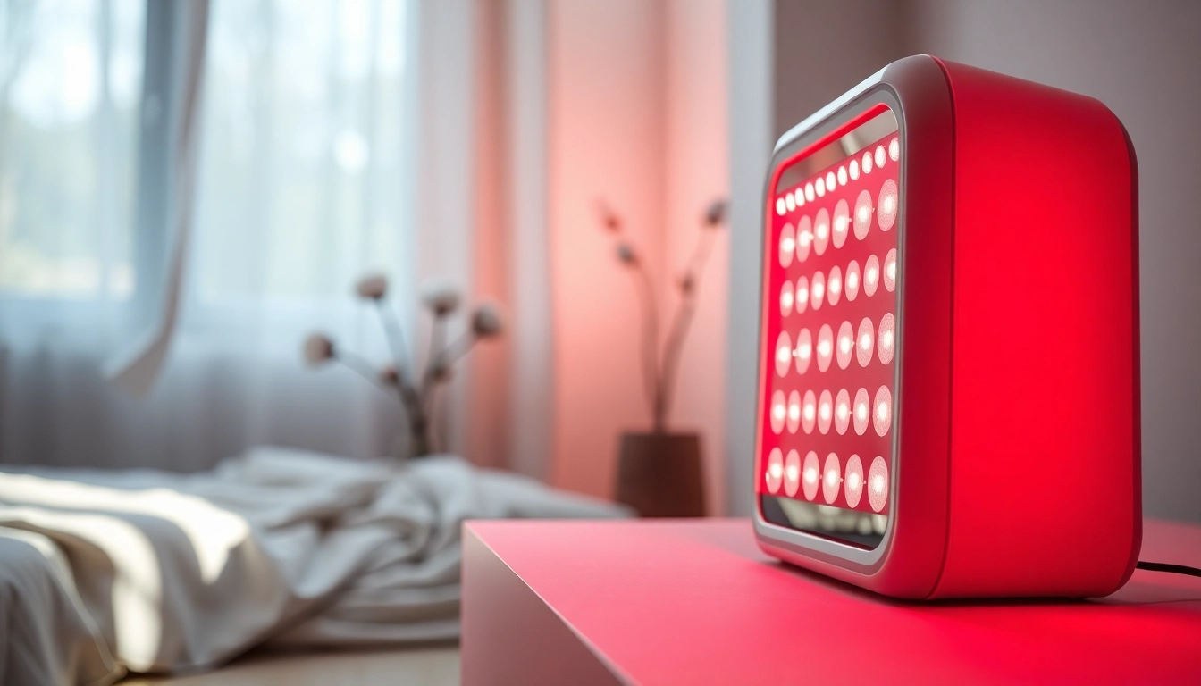 Enhance wellness using the best home red lighttherapy for body in a serene home setting.