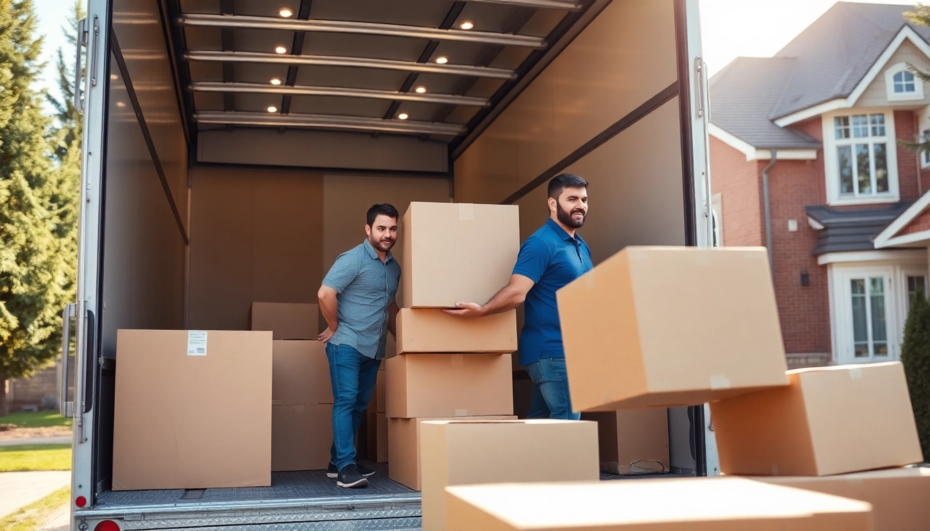 Movers Calgary performing a residential move, showcasing teamwork and professionalism.